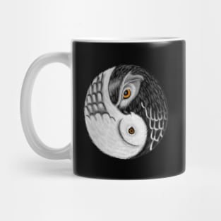 Owl Yin Yang, Love Owls, Zen Meditation Mug